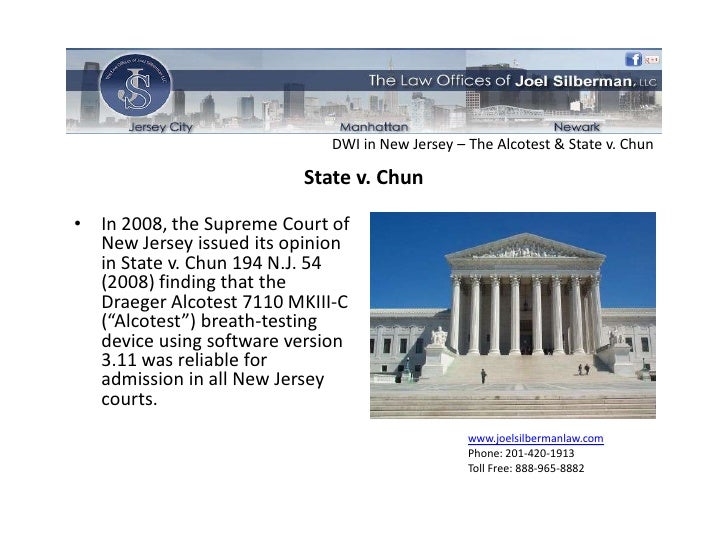 new jersey versus chun dwi case